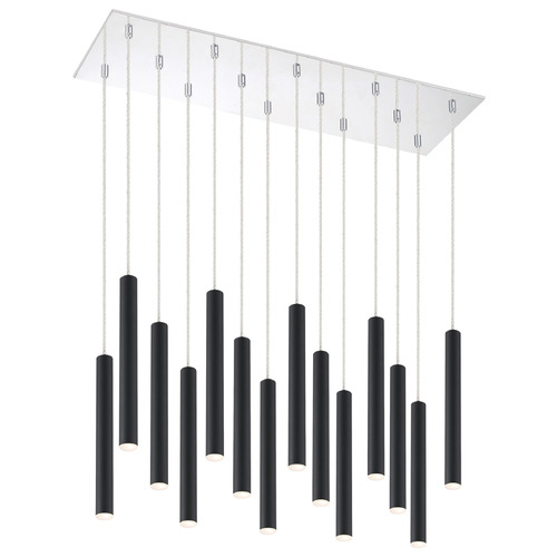 Z-Lite Forest Chrome LED Multi-Light Pendant by Z-Lite 917MP12-MB-LED-14LCH