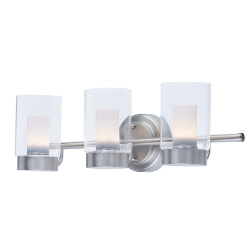 Maxim Lighting Mod Satin Nickel LED Bathroom Light by Maxim Lighting 30263CLFTSN