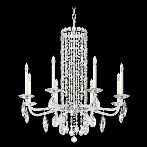 Schonbek Lighting Schonbek Worldwide Lighting Siena White Crystal Chandelier RS83081N-06R