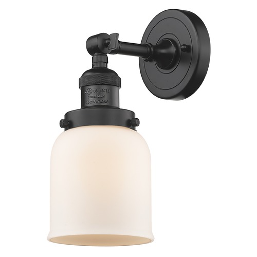 Innovations Lighting Small Bell Oil Rubbed Bronze Sconce by Innovations Lighting 203-OB-G51