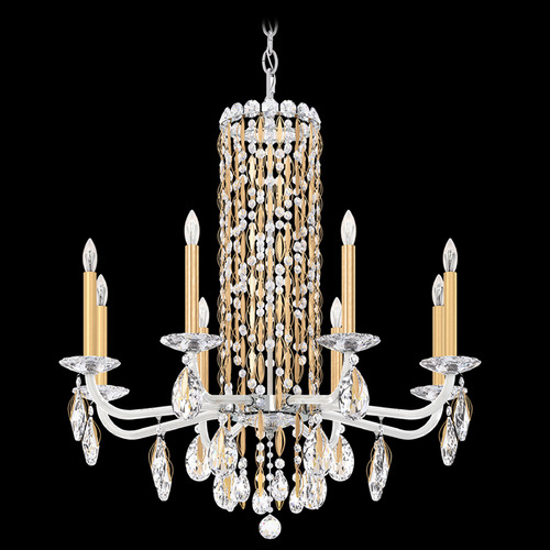 Schonbek Lighting Schonbek Worldwide Lighting Siena Heirloom Gold Crystal Chandelier RS83081N-22R