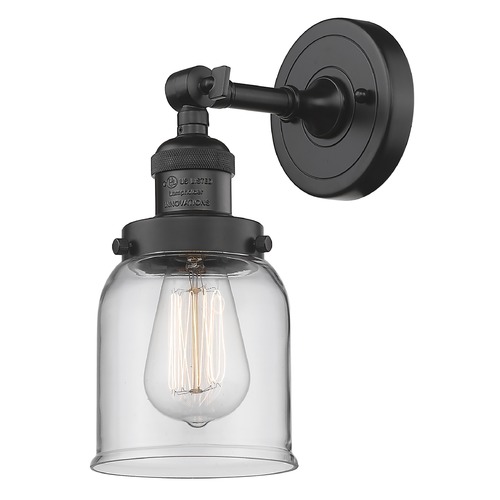 Innovations Lighting Small Bell Oil Rubbed Bronze Sconce by Innovations Lighting 203-OB-G52