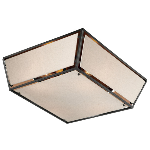 Maxim Lighting Maxim Lighting Montauk Black Flushmount Light 20260FTCVBK