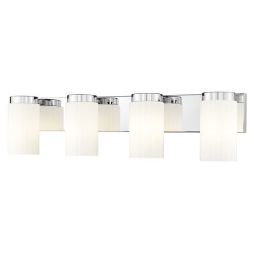 Z-Lite Z-Lite Burk Chrome Bathroom Light 746-4V-CH