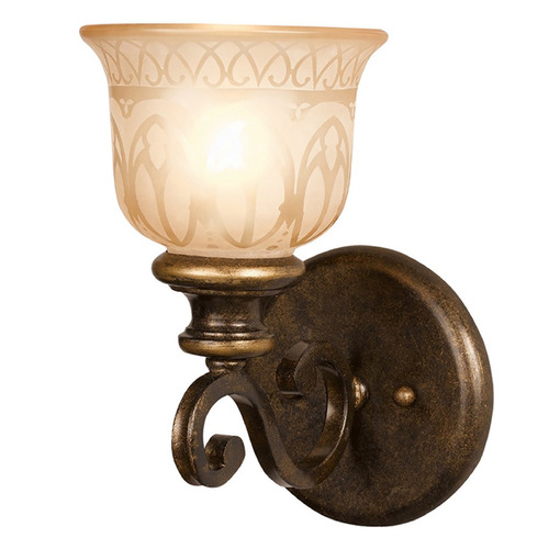 Crystorama Lighting Crystorama Lighting Norwalk Bronze Umber Sconce 7401-BU