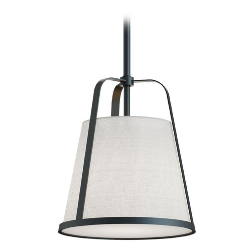 AFX Lighting Afx Lighting Lizzette Black Mini-Pendant Light with Empire Shade LIZP10MBBK
