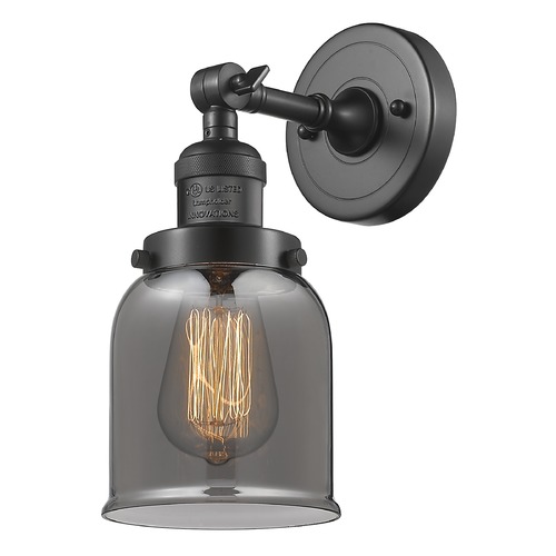 Innovations Lighting Small Bell Oil Rubbed Bronze Sconce by Innovations Lighting 203-OB-G53