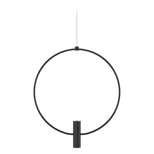 Visual Comfort Modern Collection Mini Layla 13-Inch LED Pendant in Black by Visual Comfort Modern 700MPLAY13B-LED930