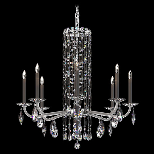 Schonbek Lighting Schonbek Worldwide Lighting Siena Black Crystal Chandelier RS83081N-51R
