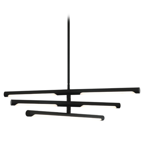 Matteo Lighting Novelle Matte Black LED Pendant by Matteo Lighting C31490MB