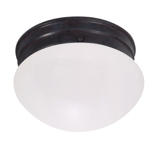 Nuvo Lighting 8-Inch Mushroom Ceiling Light Mahogany Bronze by Nuvo Lighting 60/2641