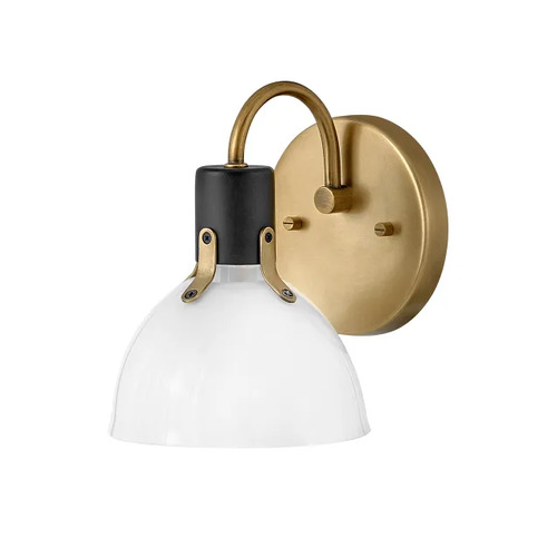 Hinkley Argo Single-Light Sconce in Heritage Brass & Black by Hinkley Lighting 51110HB