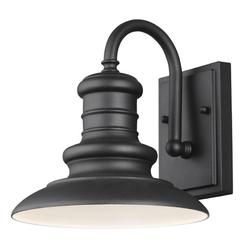 Generation Lighting Redding Station Textured Black Outdoor Wall Light by Generation Lighting OL8600TXB