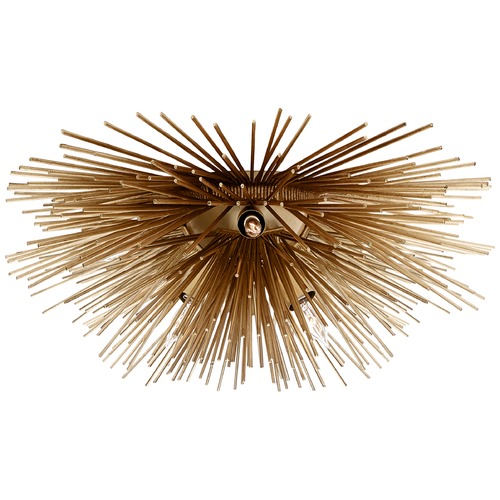 Visual Comfort Signature Collection Kelly Wearstler Strada Flush Mount in Gild by Visual Comfort Signature KW4065G