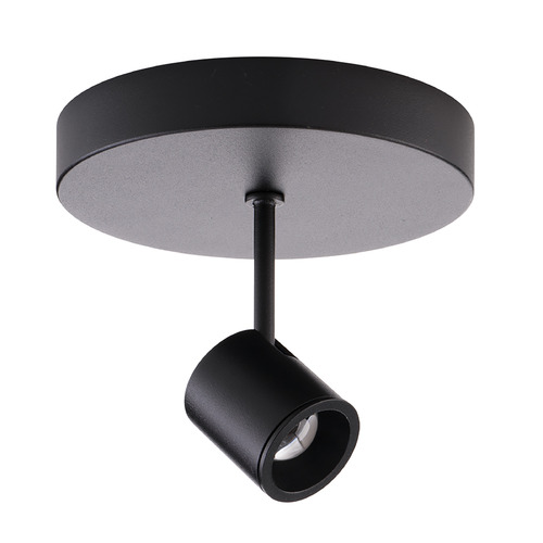 WAC Lighting Stealth Silo Black LED Monopoint Spot Light by WAC Lighting MO-2007-940-BK