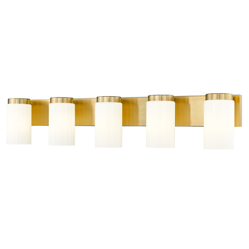 Z-Lite Z-Lite Burk Luxe Gold Bathroom Light 746-5V-LG