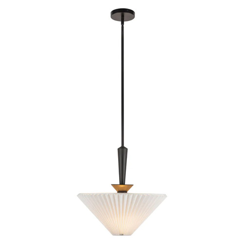 Alora Lighting Alora Lighting Bridgette Matte Black Pendant Light with Conical Shade PD497016MBFW