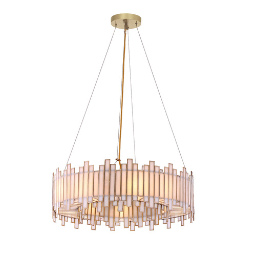 Eurofase Lighting Birla 28-Inch Chandelier in Brass by Eurofase 46466-013