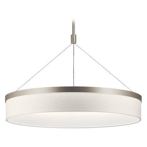 Kichler Lighting Mercel 26.50-Inch Satin Nickel LED Pendant 3000K by Kichler Lighting 42298SNLED
