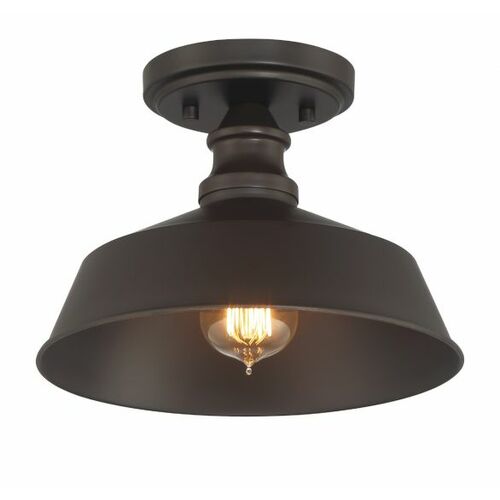 Meridian 10-Inch Semi-Flush Mount in Oil Rubbed Bronze by Meridian M60068ORB