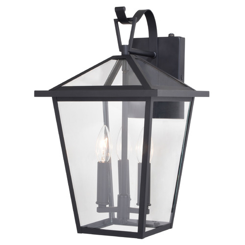 Vaxcel Lighting Vaxcel Lighting Derby Matte Black Outdoor Wall Light T0718