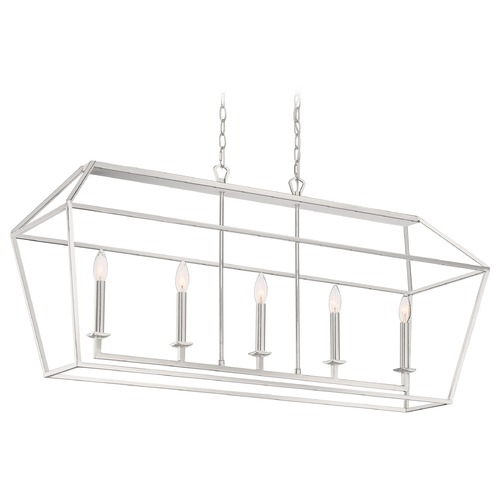 Quoizel Lighting Aviary Polished Nickel 5-Light Chandelier by Quoizel Lighting AVY542PK