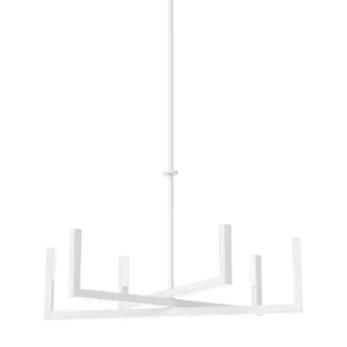 Elan Lighting Priam 28-Inch LED Chandelier in White by Kichler Lighting 84313WH