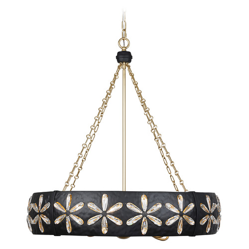 Savoy House Savoy House Lighting Breegan Jane Venice Metropolis Black and Gold Chandelier 1-2493-6-104
