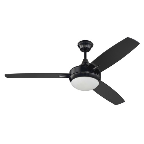 Craftmade Lighting Targas 52-Inch Gloss Black LED Fan by Craftmade Lighting TG52GBK3
