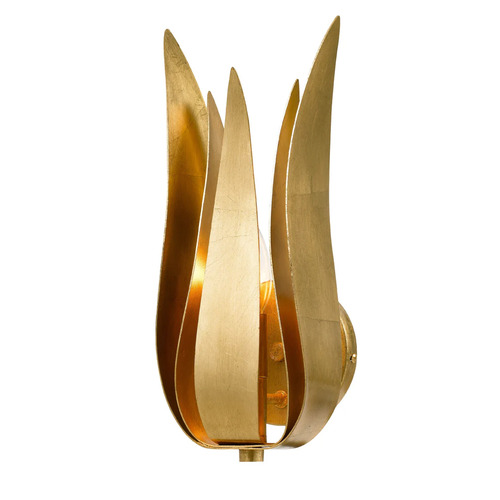 Crystorama Lighting Broche Wall Sconce in Antique Gold by Crystorama Lighting 511-GA
