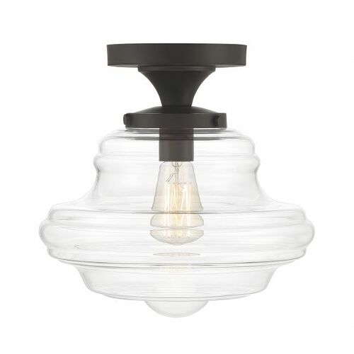 Meridian 12-Inch Semi-Flush Mount in Oil Rubbed Bronze by Meridian M60069ORB