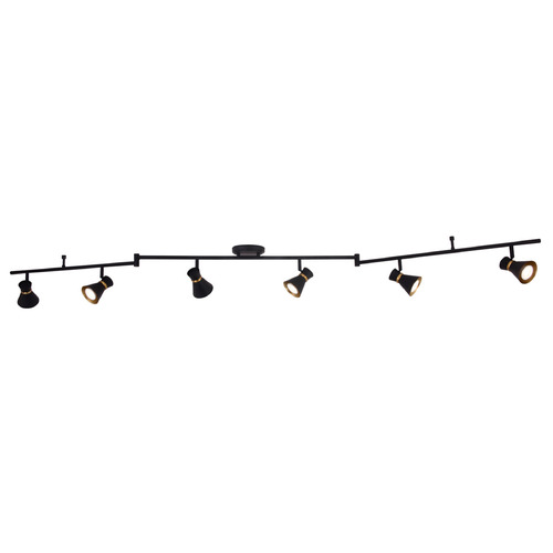 Vaxcel Lighting Vaxcel Lighting Alto Matte Black & Satin Brass LED Directional Spot Light C0288