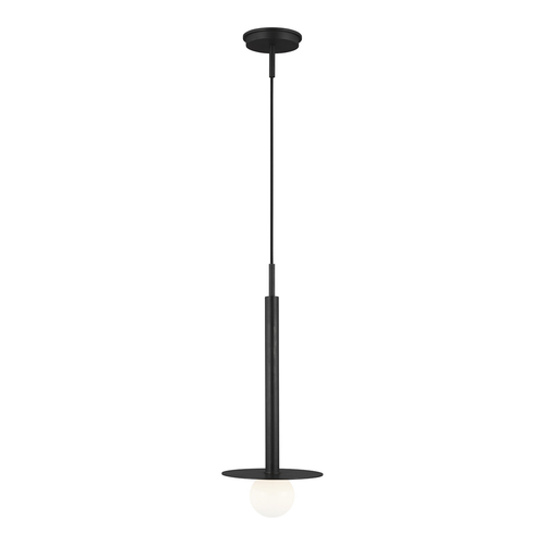 Visual Comfort Studio Collection Kelly Wearstler Nodes 20-Inch Tall Midnight Black Short Pendant by Visual Comfort Studio KP1001MBK