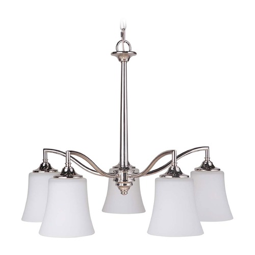 Craftmade Lighting Helena 25.50-Inch Polished Nickel Chandelier by Craftmade Lighting 41715-PLN