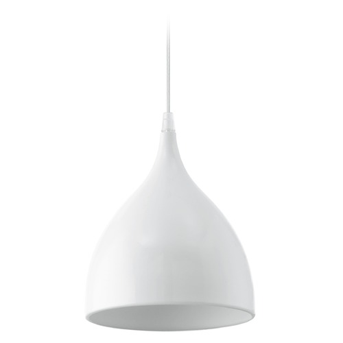 Eglo Lighting Coretto Glossy White Mini Pendant by Eglo Lighting 92716A