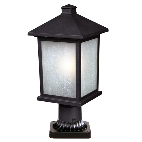 Z-Lite Holbrook Black Post Light by Z-Lite 507PHB-BK-PM