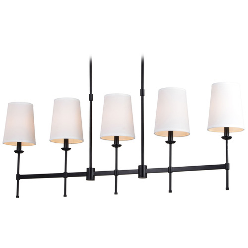 Vaxcel Lighting Vaxcel Lighting Camden Matte Black Island Light H0289