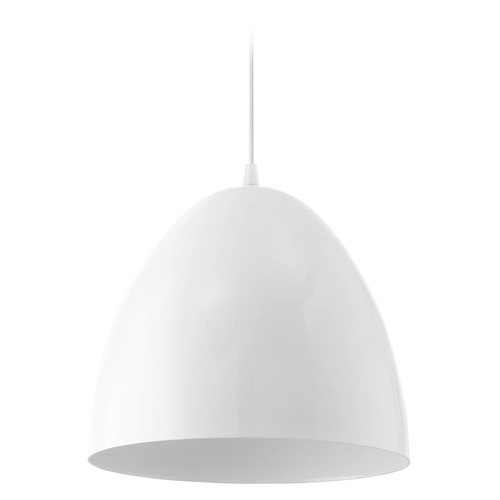 Eglo Lighting Coretto Glossy White Pendant by Eglo Lighting 92717A