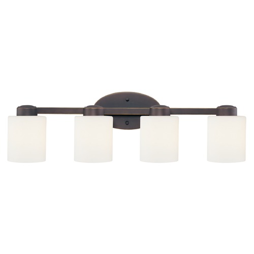 Dolan Designs Lighting Four-Light Bath Light Bronze 26.75-Inch Wide 3434-78