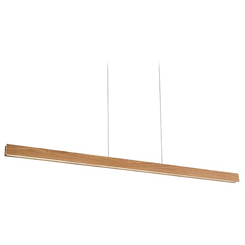 Modern Forms by WAC Lighting Drift 84-Inch LED Linear Pendant in Walnut by Modern Forms PD-58784-WAL