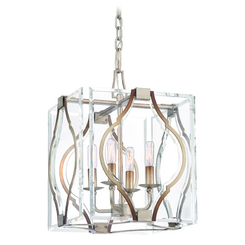 Metropolitan Lighting Brenton Cove 4-Light Pendant in Gold Leaf  by Metropolitan Lighting N7763-683