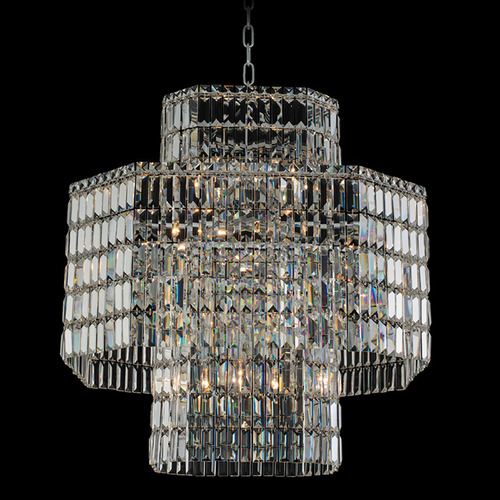 Allegri Lighting Allegri Crystal Livelli Polished Chrome Pendant Light 036556-010-FR001