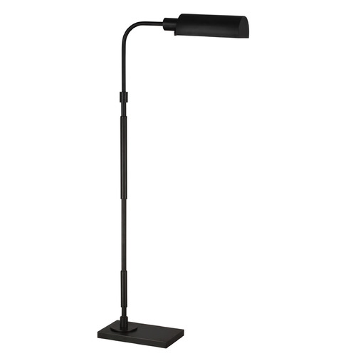 Visual Comfort Studio Collection Visual Comfort Studio Collection Kenyon Aged Iron LED Floor Lamp with Cylindrical Shade CT1161AI1