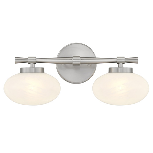 Savoy House Savoy House Lighting Barrow Satin Nickel Bathroom Light 8-1050-2-SN