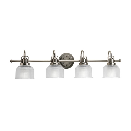 Progress Lighting Archie Farmhouse Bathroom Light in Antique Nickel by Progress Lighting P2997-81
