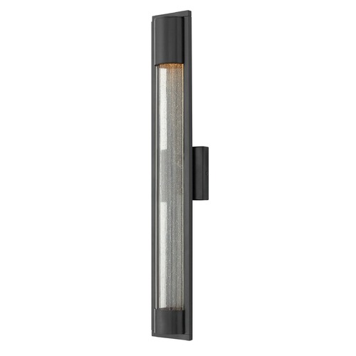 Hinkley Seeded Glass Outdoor Wall Light Black by Hinkley Lighting 1225SK