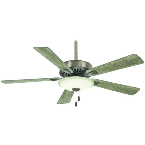 Minka Aire Contractor Uni-Pack 52-Inch LED Fan in Burnished Nickel by Minka Aire F656L-BNK
