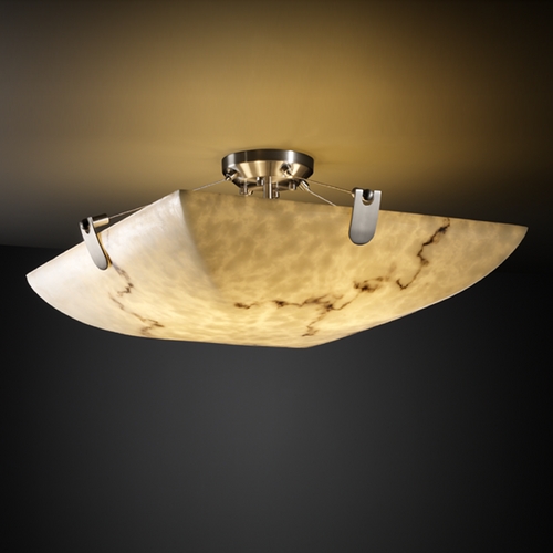 Justice Design Group Lumenaria Collection Semi-Flush Mount by Justice Design Group FAL-9611-25-NCKL