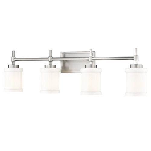 Z-Lite Z-Lite Cadoc Brushed Nickel Bathroom Light 622-4V-BN