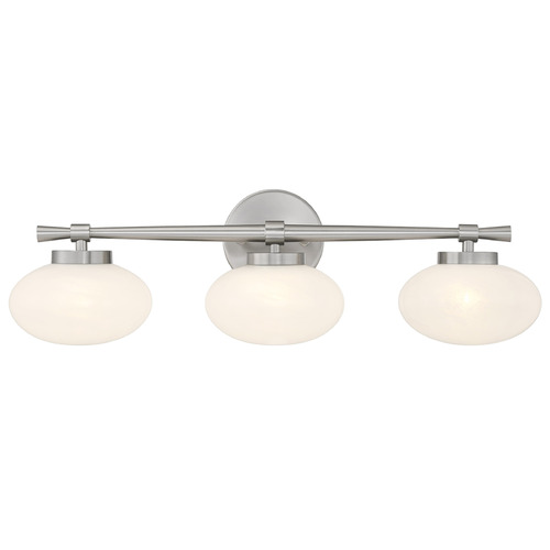 Savoy House Savoy House Lighting Barrow Satin Nickel Bathroom Light 8-1050-3-SN